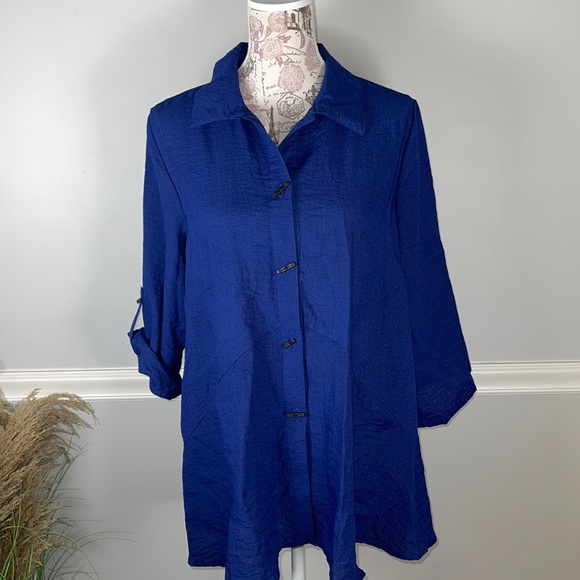 Habitat Tops Habitat Clothes To Live In Blue Tunic Medium Poshmark